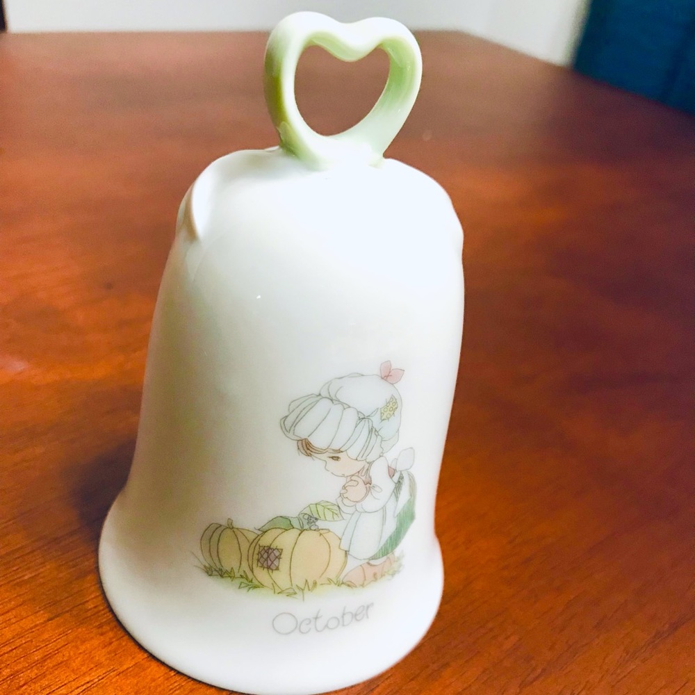 Bundle 3 items for $10!  Enesco Precious Moments October Bell 1987